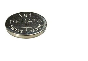 Renata Single Watch Battery Swiss Made 381 or SR1120SW Or AG8 1.5 V Fast Ship - Picture 1 of 6