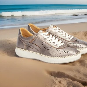 New Pikolinos Mesina Fashion Sneakers Women's Leather Casual Shoes - Picture 1 of 15