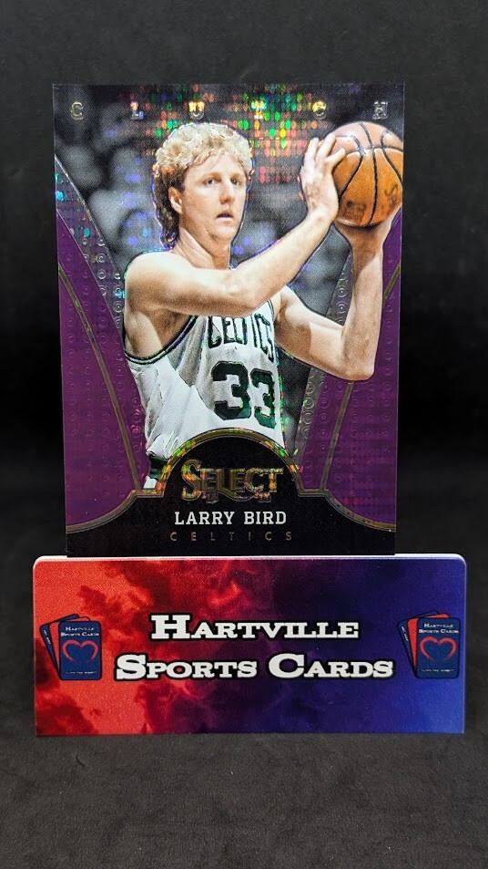 2013-14 Panini Select Clutch Purple Pulsar Prizm Larry Bird  /99 Celtics