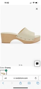AEYDE Damensandalen Schuhe Bobbie Plateau Slidesandale (Damen) Größe 7 US - Bild 1 von 11
