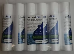 Eco Home 6-PACK Sediment Water Filters Replacement Cartridge - Picture 1 of 3