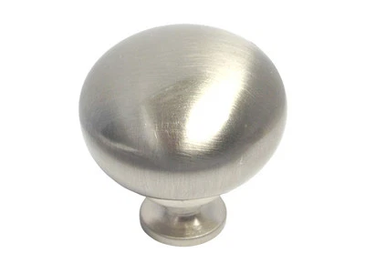 HOUSE GUARD HARDWARE New Satin Nickel or Brushed Nickel Round 1 1/4" (32mm) Kitchen Cabinet Knobs