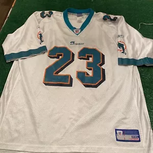 Vintage 2000s Ronnie Brown Miami Dolphins Jersey Size 2 XL - Picture 1 of 3