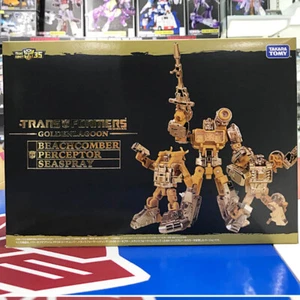 Transformers Golden Lagoon Beachcomber Perceptor Seaspray 3 Pack Figure Tomy - Picture 1 of 10
