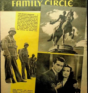 Family Circle August 16 1940 Sucre Latin America Joan Bennett Francis Lederer - Picture 1 of 3