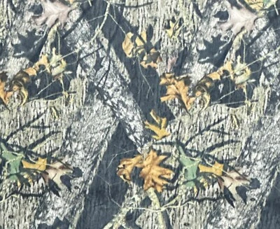 MOSSY OAK NEW BREAKUP POLAR FLEECE FABRIC ANTI-PILL HUNTING CAMOUFLAGE BY YARD - Image 1 of 4