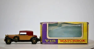 Vintage Matchbox Y-15 Models Of Yesteryear 1930 Packard Victoria Car LN - Picture 1 of 13