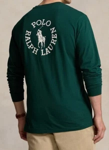 Nueva Camiseta Polo Ralph Lauren Big Pony Logo Manga Larga Camiseta XLT Alta Para Hombre - Imagen 1 de 2