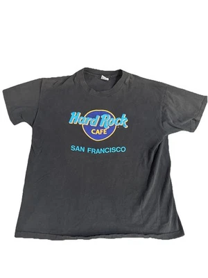 Vintage Hard Rock Cafe San Francisco Shirt Black Single Stitch USA Made Size XL - Image 1 of 4