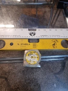 Stabila 15 inch,Blackforge 23inch spirit levels Plus Stanley tape measure - Picture 1 of 13