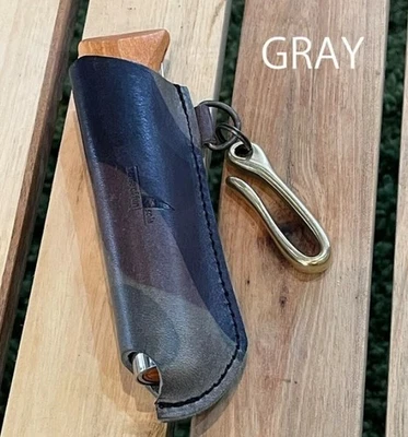 Сделано в Японии из натуральной кожи камуфляж нож чехол эксклюзивный для "нож ОПИНЕЛЬ" - Изображение 1 из 4