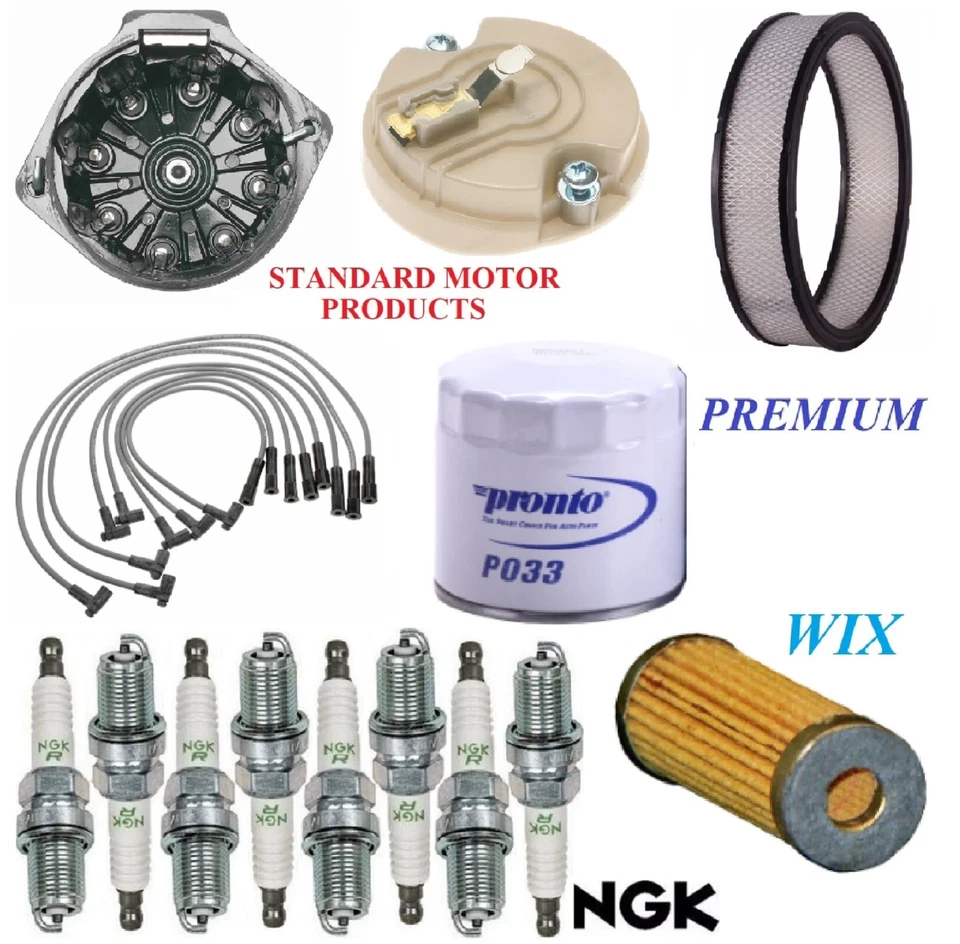 调整套件过滤器盖电线插头适用于OLDSMOBILE CUTLASS SUPREME 5.7L;4BBL 1974 — 第 1/1 张图片