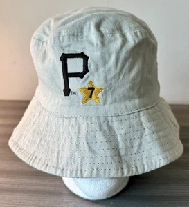 Pittsburgh Pirates wendbarer Fischerhut Kappe BWM Global - blau/hellbraun Werbeartikel - Bild 1 von 4
