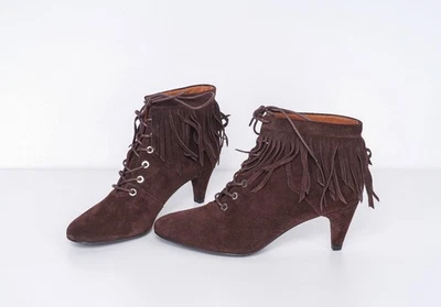 Maje Women's Shoes Size 39 Suede Leather Ankle Boots H15FOX - Image 1 of 4