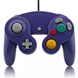 Command Compatible For Nintendo Game Cube Cable Controller Console Purple Blue - Picture 1 of 1