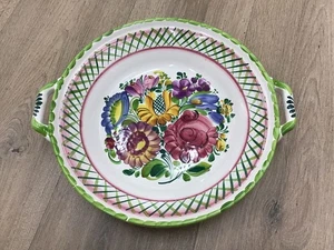 VINTAGE Gmundner Austria Bowl - Floral - Picture 1 of 5