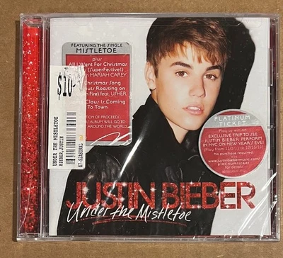 Justin Bieber – Under The Mistletoe RARE out of print CD '11 - SEALED Foto 1 de 2