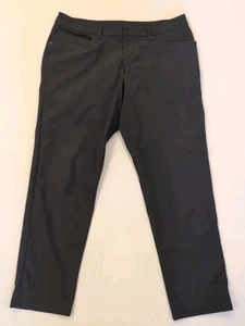 Lululemon ABC Classic Fit Hose Herren 36x31 dunkelgrau Warpstreme Straight Stretch - Bild 1 von 10