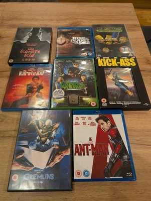 Job Lot Blu-ray/DVD Collection X 8, Ant Man, Planet Of The Apes, Kick Ass Etc - Image 1 of 2