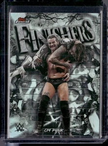 2025 Topps Finest WWE CM Punk Finishers Refractor (50G) - Picture 1 of 2