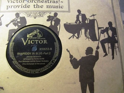 1927 GERSHWIN plays RHAPSODY IN BLUE Paul Whiteman Concert Orch VICTOR 35822 - Image 1 of 4