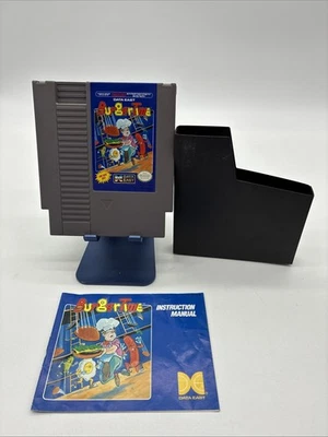 Burger Time (NES, 1987) Cart & Manual Cleaned/Tested/Works! - Image 1 of 4