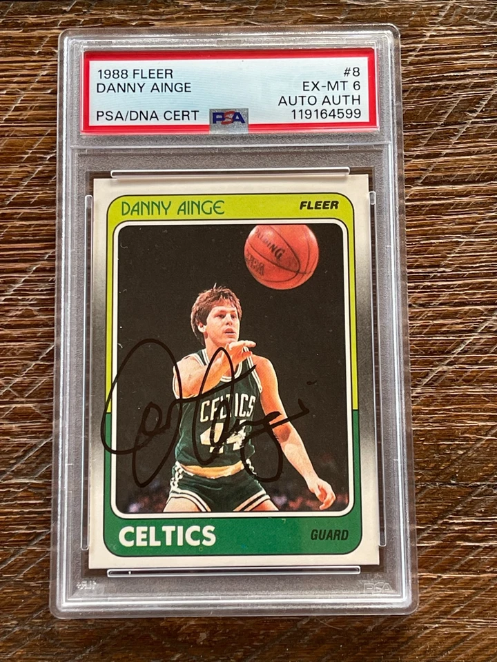 1988-89 1988 Fleer Danny Ainge PSA/DNA 6 signed autographed auto card - Image 1 of 1