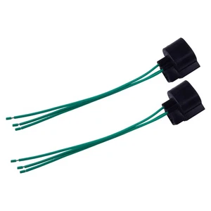 2pcs Nebelscheinwerfer Tagfahrlicht Stecker Kabelbaum passt für Kia Hyundai - Picture 1 of 5
