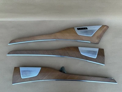 Volvo XC90 S90 V90 2017-2022 OEM Bowers & Wilkins puerta juego de 3 piezas molduras de madera Foto 1 de 4