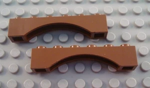LEGO Lot of 2 Brown 1x6 Arch Bricks - Picture 1 of 1
