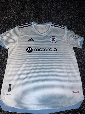 Adidas Chicago Fire Fc Authentic Jersey Lakefront XL Mls Cover