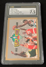 1992-93 Fleer -CSC 7.5 All-Slam Dunk Team w/Jordan NNO Wrapper Exchange LQQK