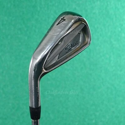 LH Titleist T100 Forged Single 4 Iron True Temper AMT Tour White Steel Stiff - Image 1 of 2