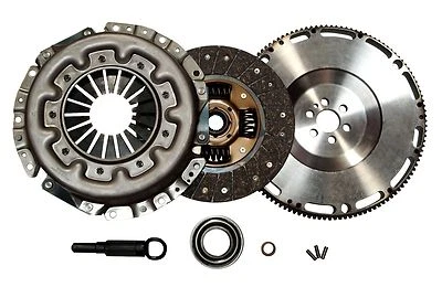 QSC STAGE 1 CLUTCH KIT 15 LBS RACE FLYWHEEL for NISSAN SKYLINE RB20DET RB25DET - Image 1 of 4