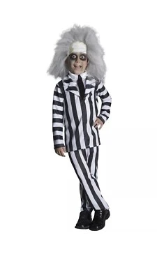Beetlejuice Costume for Kids - Size Small NEW - Image 1 of 4