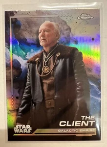 2024 Topps Chrome Star Wars The Client Refractor - Bild 1 von 2