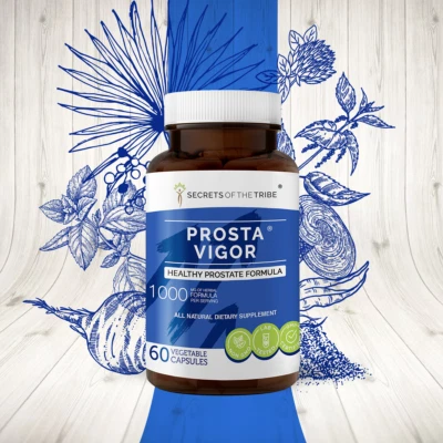 Secrets Of The Tribe Prosta Vigor Cápsulas, 500 mg Foto 1 de 4