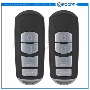 2 Keyless Entry Remote Fob for Toyota Yaris iA 2017 2018 2019 WAZSKE13D02 - Picture 1 of 12