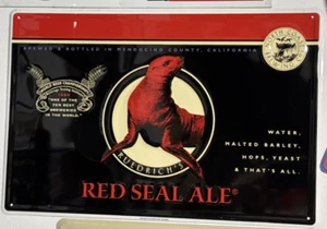 Insegna spillatrice barra Ale Red Coast Brewing Company Red Seal - Foto 1 di 1