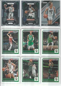 Boston Celtics (9) Card Team Lot Jayson Tatum Jaylen Brown Horford - Picture 1 of 1