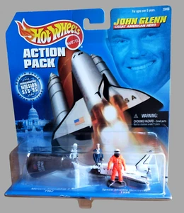1999 Hot Wheels JOHN GLENN ACTION PACK 1962 Commemorating Mission STS-95 1998 - Picture 1 of 14