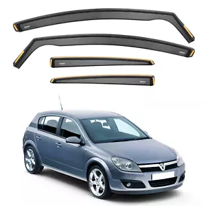 ISPEED Wind Deflectors for Vauxhall Astra H MK5 2004-2009 5-Door Hatchback 4pc - Picture 1 of 9