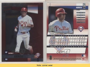 2002 Donruss Best of Fan Club National Convention Embossing /5 Bobby Abreu #200