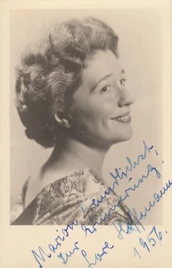 Lore Hoffmann cartolina fotografica autografo originale opera soprano film 2301057 - Foto 1 di 2