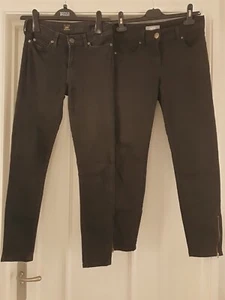 Ladies Women's Lee & M&S Skinny Jeans Bundle Black Size S - Picture 1 of 7