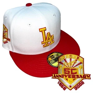 Hat Club Exclusive LA Dodgers Burger Pack Fitted In & Out Los Angeles Red 7 3/8 - Picture 1 of 16