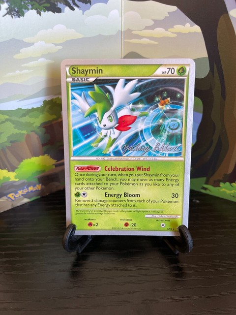 Preços baixos em Jogos de cartas colecionáveis individuais Shaymin Pokémon  TCG ultra raros em inglês