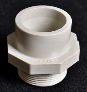Georg Fischer 50mm 1-1/2" Male Adapter NRT + PP Butt Fusion 727.914.660 - Picture 1 of 4