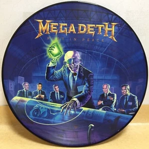 megadeth - rust in peace picture disc vinyl LP MINT US pressing - Picture 1 of 2