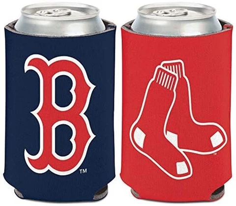 Boston Red Sox Logo Can Koozie Holder Collapsible Free Shipping! 2 Sides Cover